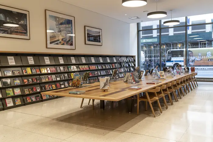 An interior view of the Stavros Niarchos branch of the New York Public Library in Manhattan.